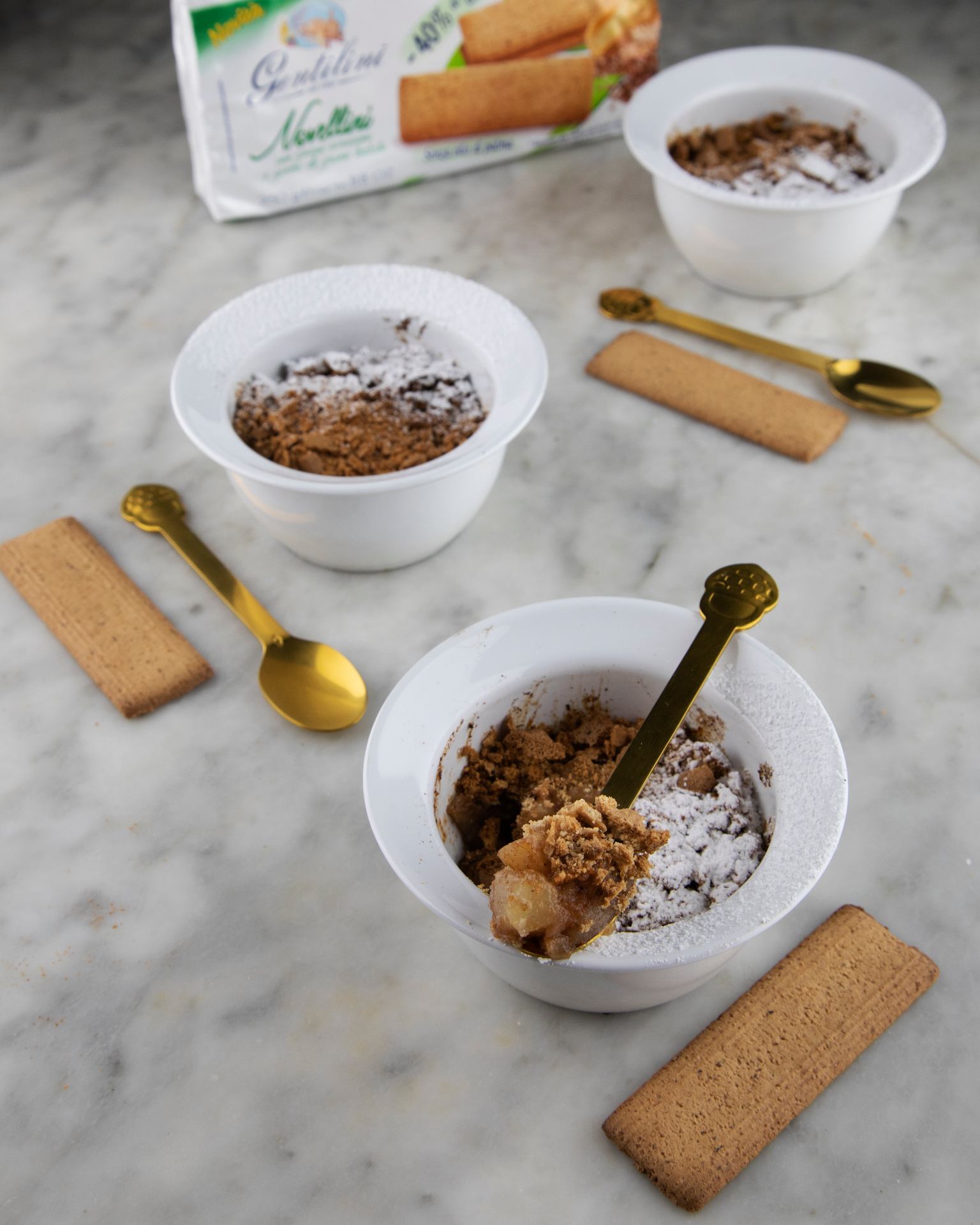 Crumble di pere speziato