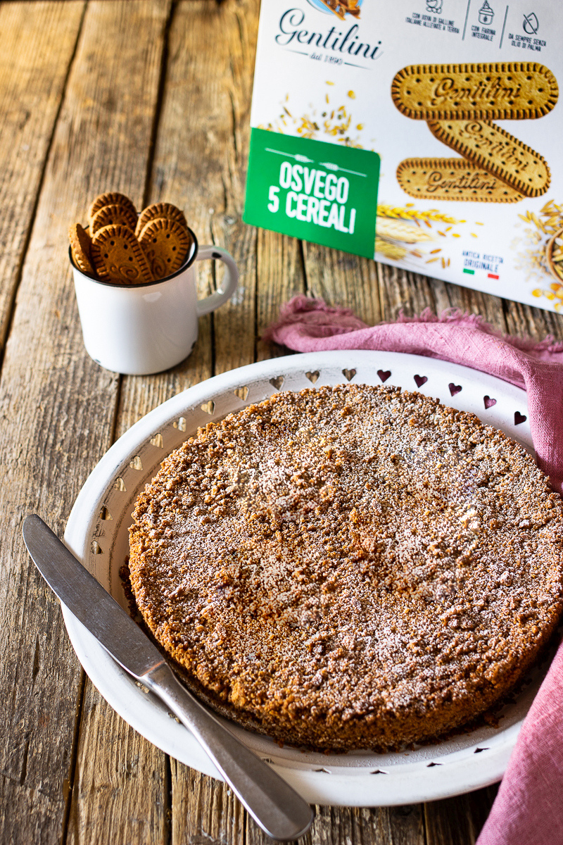 Crostata di biscotti Osvego 5 Cereali e ricotta